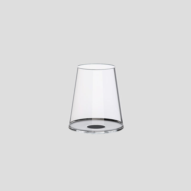 Split Glass - Kırmızı Şarap Bardağı - Siyah
