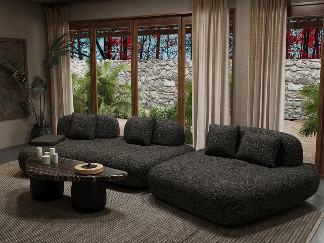 Ruby 3'lü L - Siyah