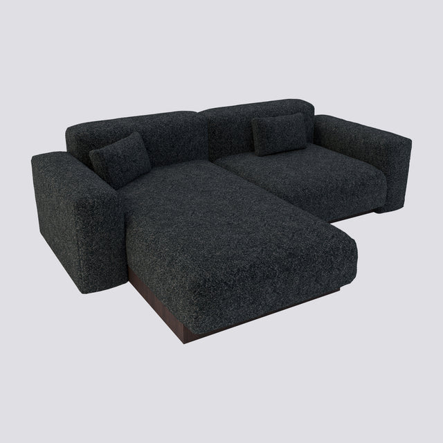 Tierra 2'li L Koltuk - Koyu Gri